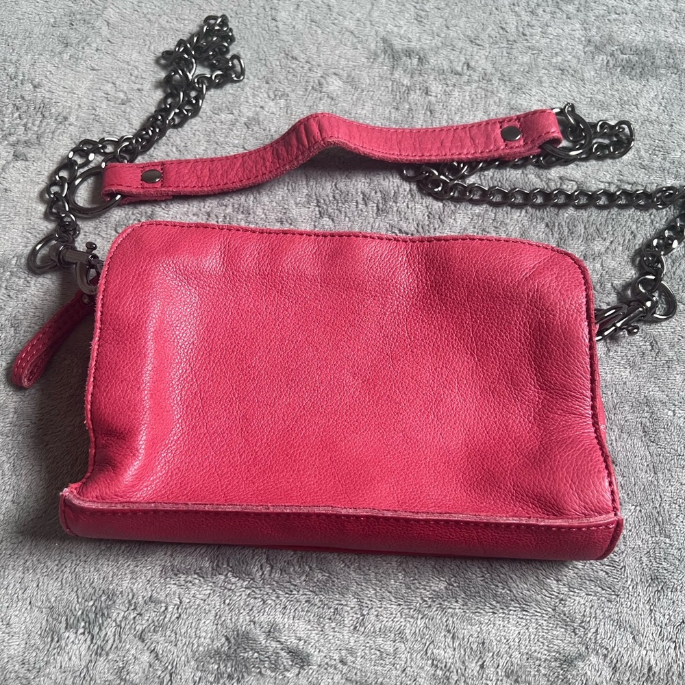 Liebeskind red, 100% cow leather